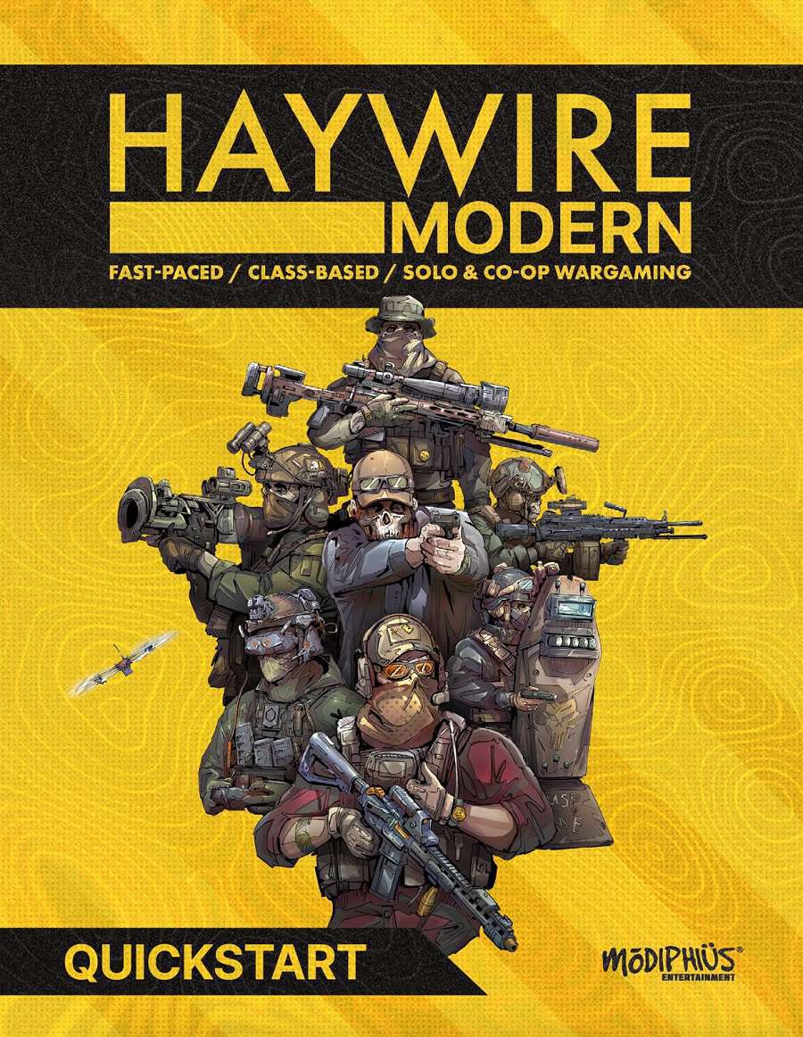 Haywire Modern, couverture du guide de démarrage rapide