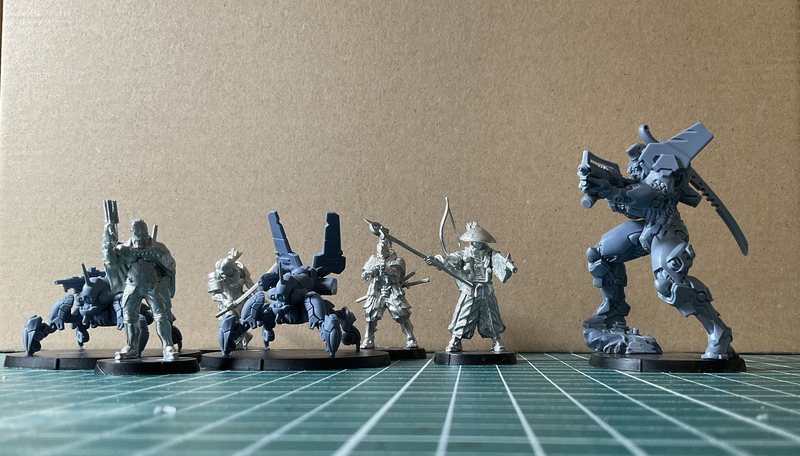 Figurines montées